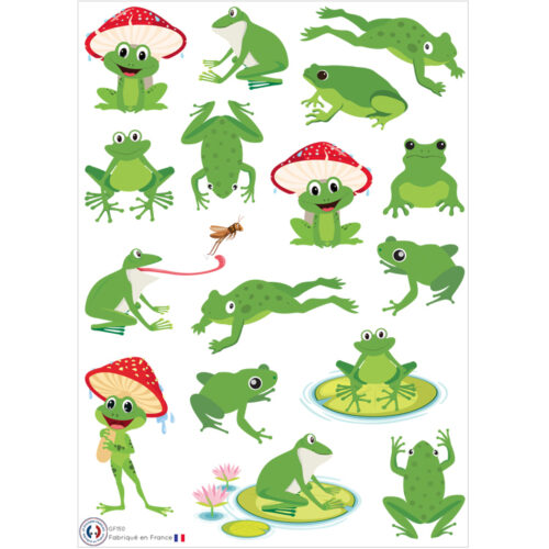 stickers grenouilles