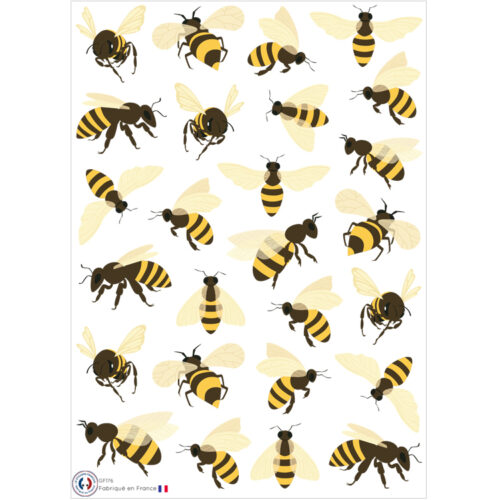 stickers abeilles